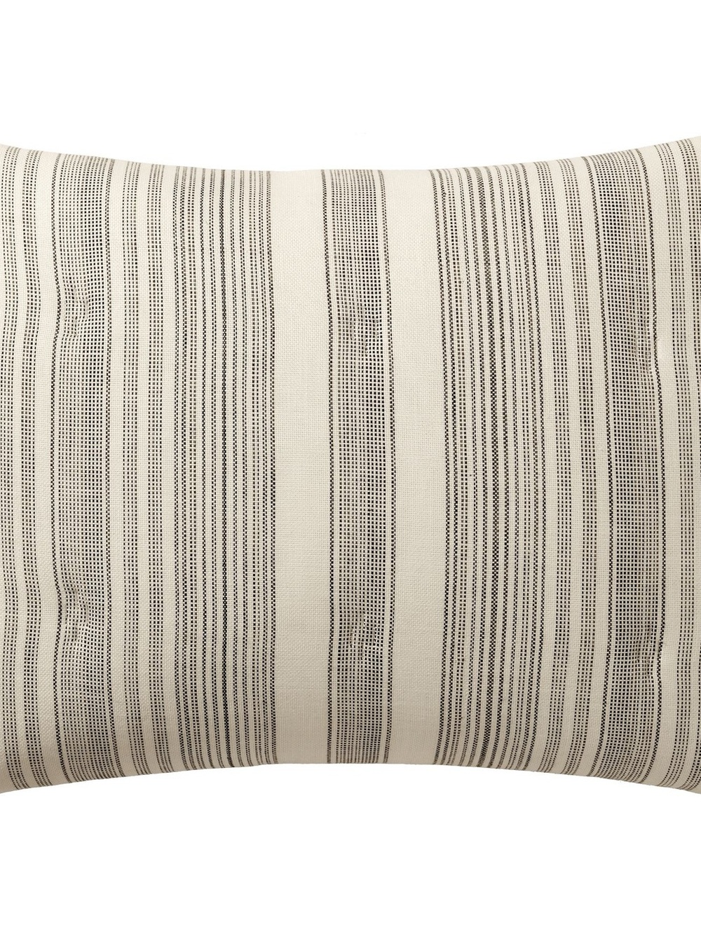Pottery Barn Hawthorn Neutral Striped King Decorative Pillow  Sham Set of Two